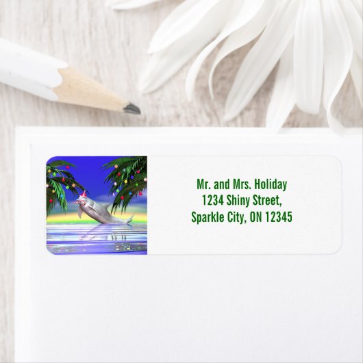 Tropical Christmas Dolphin (Insitu)