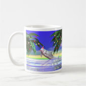 Tropical Christmas Dolphin Kaffeetasse (Links)