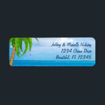 Tropical Christmas Palm Tree Beach Address<br><div class="desc">Tropische Weihnachtsfeiertage Palm Tree Beach Address Labels - Danke für den Zwischenstopp!</div>