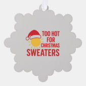 Tropical Christmas Sun Ornament  (Vorderseite)