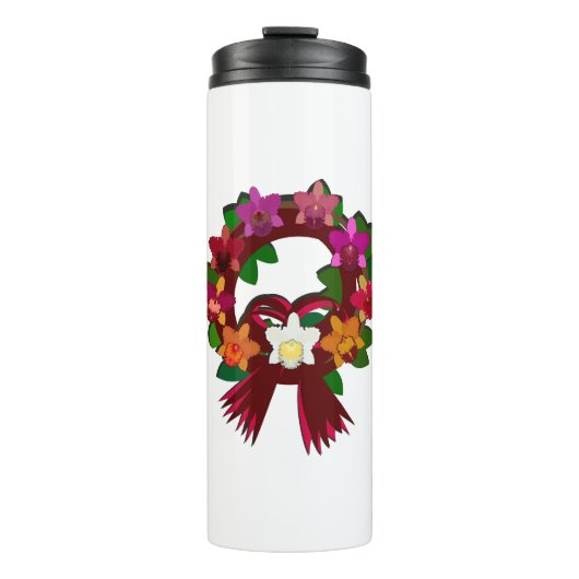 Tropical Christmas Thermosbecher (Vorderseite)