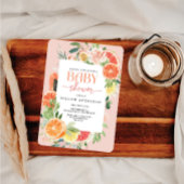 Tropical Citrus Baby Dusche Einladung Lemon