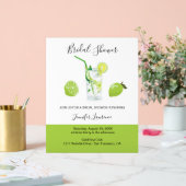 Tropical Citrus Green Lime Bridal Shower  Acrylschild (Hochzeit)