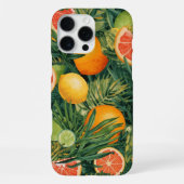 Tropical Citrus Medley – Watercolor Lemon, Orange iPhone Hülle (Rückseite)
