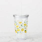 Tropical Citrus Sommer frische Orangenlemon Slice Acryltrinkbecher (Vorderseite)