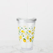 Tropical Citrus Sommer frische Orangenlemon Slice Acryltrinkbecher (Rechts)