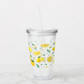 Tropical Citrus Sommer frische Orangenlemon Slice Acryltrinkbecher (Links)