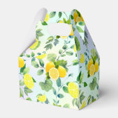 Tropical Citrus Sommer frische Orangenlemon Slice Geschenkschachtel (Rückseite)