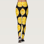 TROPICAL Citrus SUMMER FRUIT Orange lemons Slice Leggings (Rückseite)