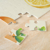 Tropical Citrus SUMMER Orange Lemon Slice Puzzle (Seite)