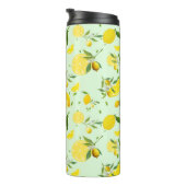 Tropical Citrus SUMMER Orange Lemon Slice Thermosbecher (Nach rechts gedreht)