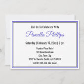 Tropical Cocktail Umbrellas 45. Geburtstag Einladu Einladung (Rückseite)