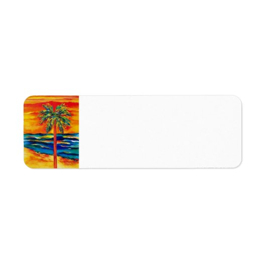 Tropical Color Return Label (Vorne)
