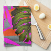 Tropical Color Storm Abstract Island Energy Geschirrtuch (Viertel Falte)