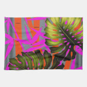 Tropical Color Storm Abstract Island Energy Geschirrtuch (Horizontal)