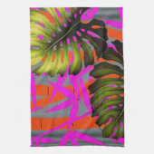 Tropical Color Storm Abstract Island Energy Geschirrtuch (Vertikal)
