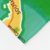 Tropical Colorful Bermuda  Fleecedecke (Ecke)