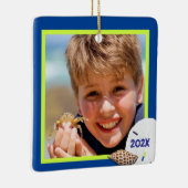 Tropical Colors Seashells Weihnachtsdekoration Fot Keramikornament (Rechts)