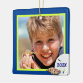 Tropical Colors Seashells Weihnachtsdekoration Fot Keramikornament (Links)