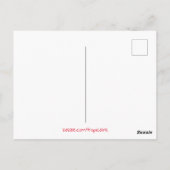 Tropical Cook Islands Paradise Postkarte (Rückseite)