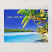 Tropical Cook Islands Paradise Postkarte (Vorderseite)