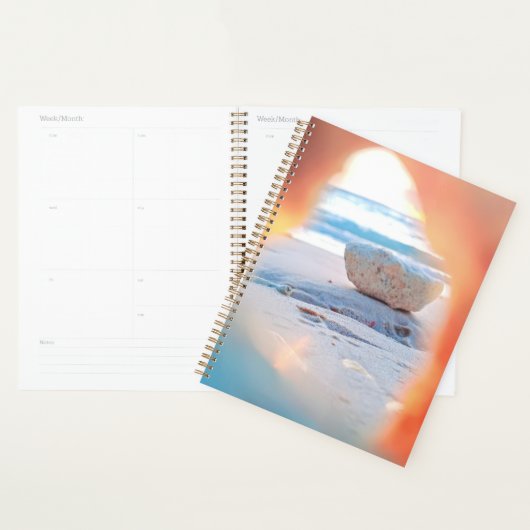 Tropical Coral Beach Planner Planer (Anzeige)