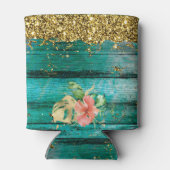 Tropical Country Chic Monogram Dosenkühler (Rückseite)