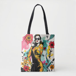 Tropical Couture Kunstkollektion Doppelseitig Tasche