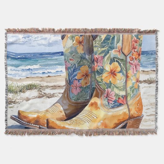 Tropical Cowgirl Western trifft sich mit Tropical Decke (Vorderseite)