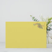 Tropical Crane Stationery Briefpapier (Stehend Vorderseite)