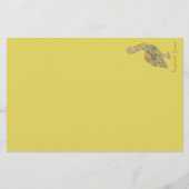 Tropical Crane Stationery Briefpapier (Vorderseite)