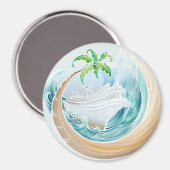 Tropical Cruise Magnet (Vorderseite/Rückseite)