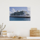 Tropical Cruise Ship Poster (Küche)