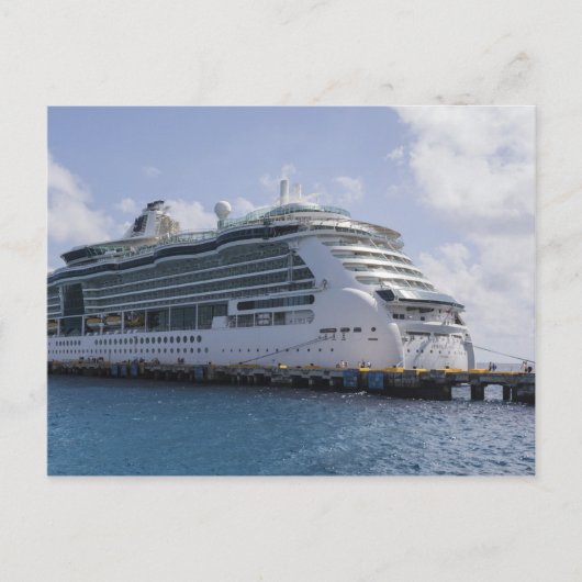 Tropical Cruise Ship Postkarte (Vorderseite)