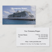 Tropical Cruise Ship Visitenkarte (Vorne/Hinten)