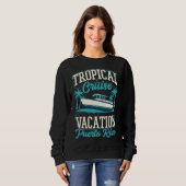 Tropical Cruise Vacation Puerto Rico Matching Crui Sweatshirt (Vorne ganz)