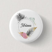 Tropical Custom Name Button (Vorderseite)