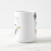 Tropical Custom Name Coffee Mug Kaffeetasse (Mittel)