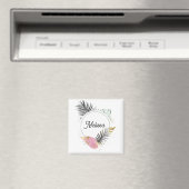 Tropical Custom Name Magnet (In Situ (Geschirrspüler))