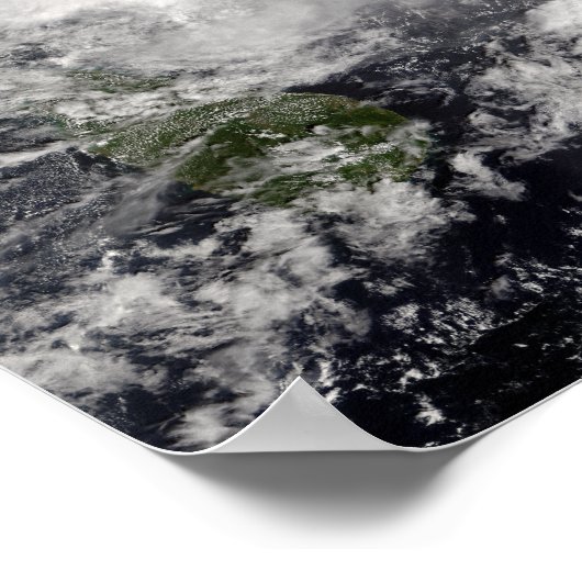 Tropical Cyclone Baaz Poster (Ecke)