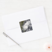 Tropical Cyclone Baaz Quadratischer Aufkleber (Umschlag)