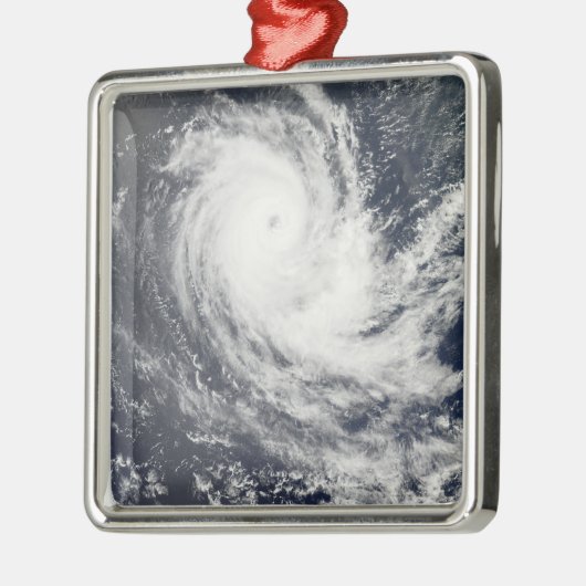 Tropical Cyclone Carina Ornament Aus Metall (Links)