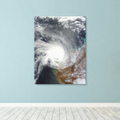 Tropical Cyclone Carlos Leinwanddruck (Insitu (Holzboden))