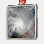 Tropical Cyclone Carlos Ornament Aus Metall (Links)