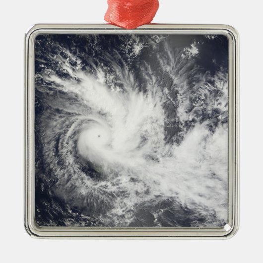 Tropical Cyclone Daman Ornament Aus Metall (Vorne)