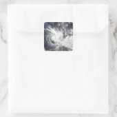 Tropical Cyclone Daman Quadratischer Aufkleber (Tasche)