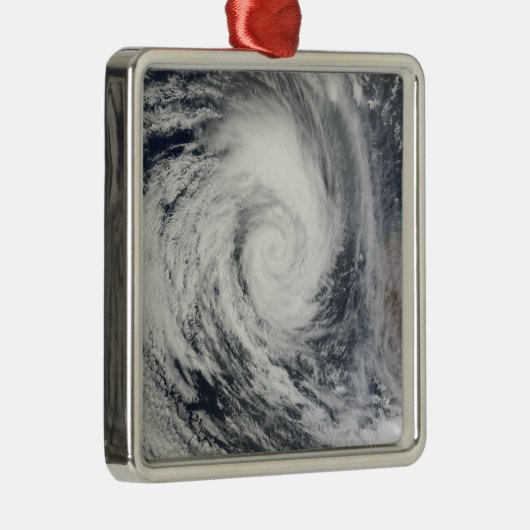 Tropical Cyclone Dianne 2 Silbernes Ornament (Rechts)