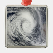 Tropical Cyclone Dianne 2 Silbernes Ornament (Vorne)