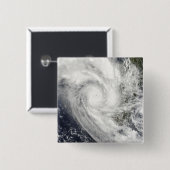 Tropical Cyclone Fanele über Madagaskar Button (Vorne & Hinten)