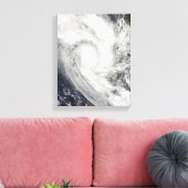 Tropical Cyclone Fanele über Madagaskar Leinwanddruck (Insitu (Wohnzimmer))